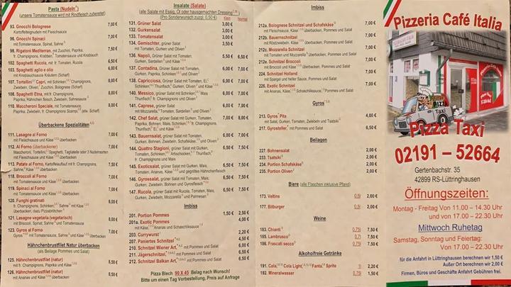 Pizzeria Cafe Italia